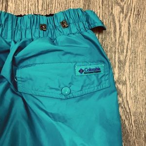 TEAL COLUMBIA FUN SNOWBOARDING SNOW PANTS